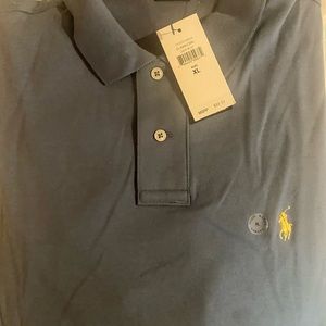 Polo Ralph Lauren Mens Short Sleeve Heather Blue